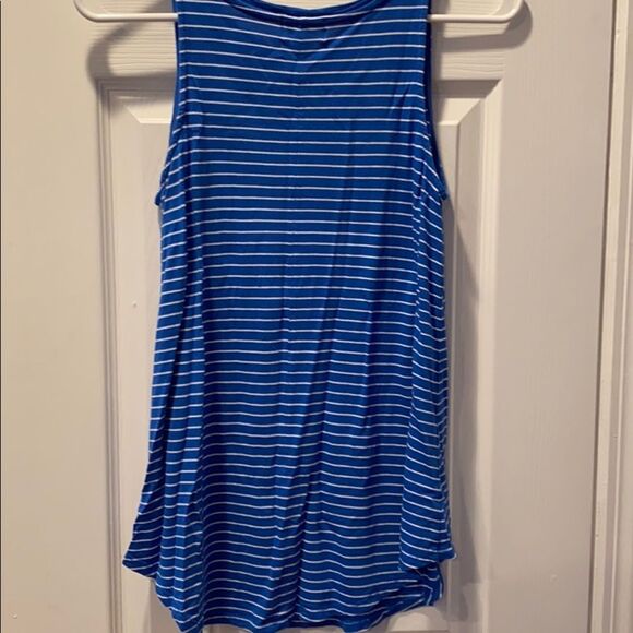 Old Navy Blue and White Striped Swing Tank Small - Picture 3 of 3